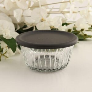 Pasabahce Frezya schaaltjes met deksel rond | 4 stuks