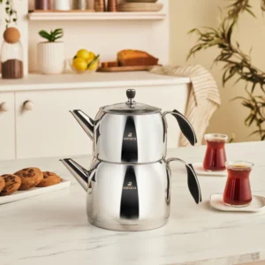 Karaca Stelly rvs theepot set