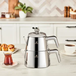 Karaca Brewinox Large rvs theepot set