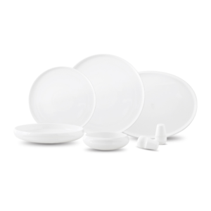 Moon serviesset 27-delig voor 6 personen | Wit