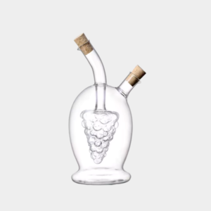 Dubbelwandig olie- en azijnfles | 2 in 1 | 500 ml