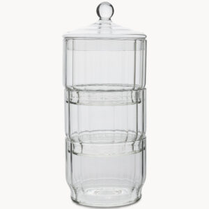 Luana glazen bonbonnière | 3-laags