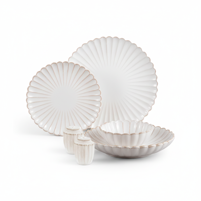 Bloomy Lotus serviesset 26-delig voor 6 personen - Afbeelding 2