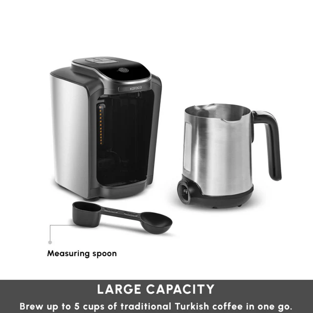 Karaca Hatır Neo Inox Turkse koffiemaker – 735W – 300 ml – Inox - Afbeelding 3