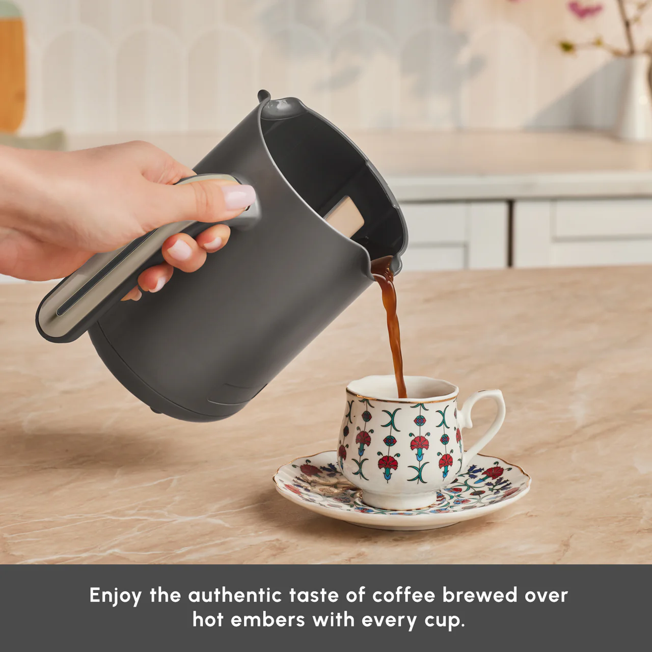 Karaca Hatır Neo Turkse koffiemaker – 535W – Starlight - Afbeelding 4