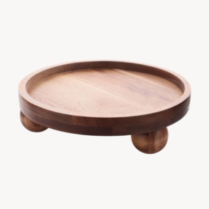 Grote ronde borrelplank Ø40 cm van acaciahout