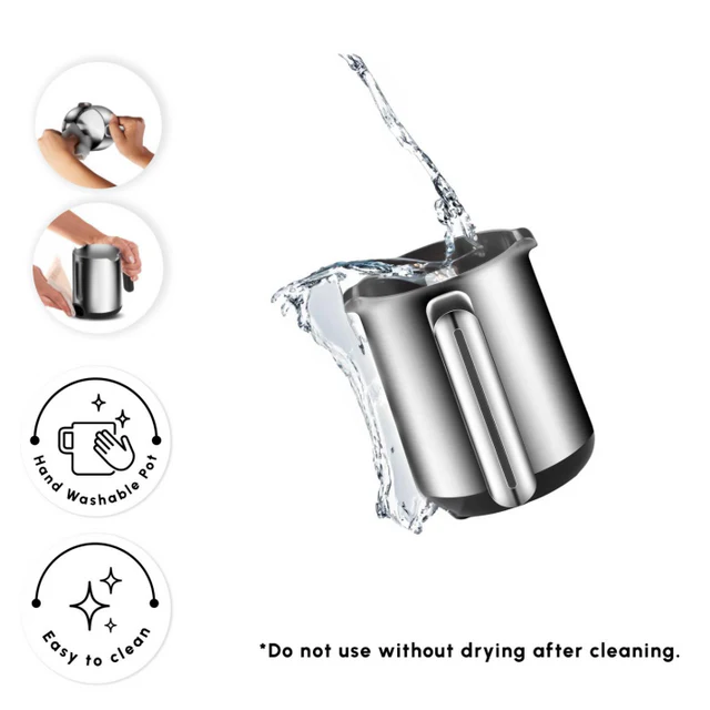 Karaca Hatır Neo Inox Turkse koffiemaker – 735W – 300 ml – Inox - Afbeelding 8