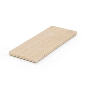 Travertine dienblad rechthoekig S | 10x25 cm