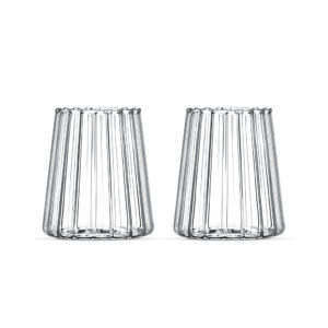 Linea triangle borosilicaatglas | 2 stuks | 350 ml