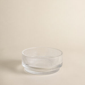 Ripple schaal met voet | 1 stuk | 13 cm