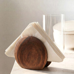 Nara acacia houten servethouder 