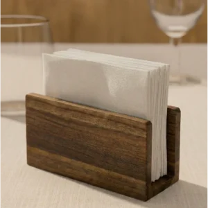 Serva acacia houten servethouder 