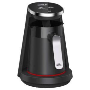 Arzum OKKA Minio Jet – Turkse koffiemachine | Nieuw design | Zwart-zilver