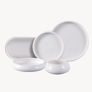 Bricard Bondy serviesset 25-delig | Wit porselein | 6 personen