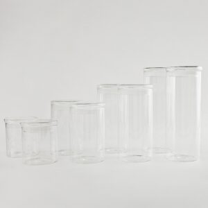 Voorraadpot Clair borosilicaatglas | Set van 8 stuks